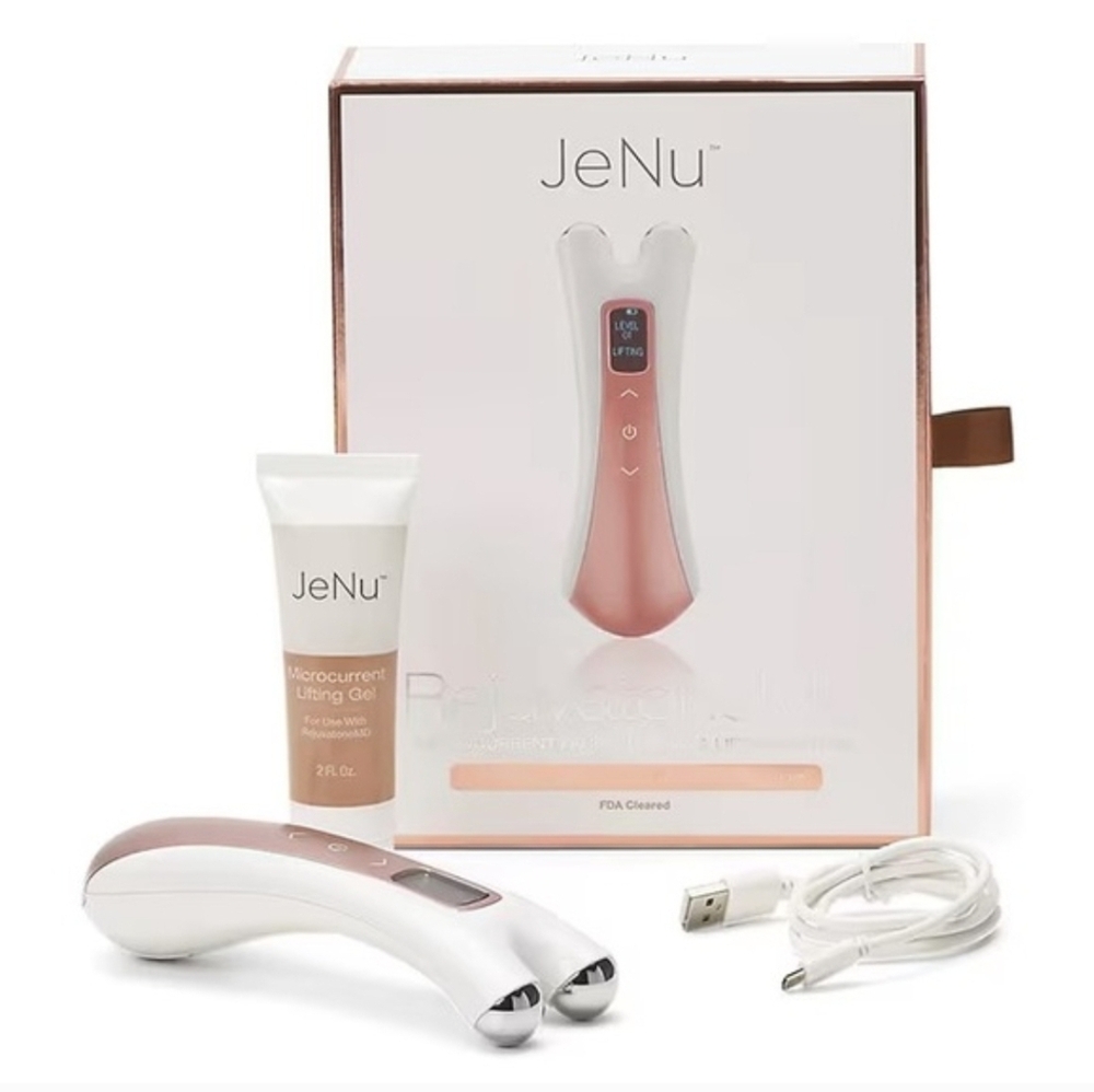 NIB JeNu RejuvatoneMD Microcurrent Facial Toning Device